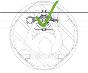 Rohrleitung exzentrisch